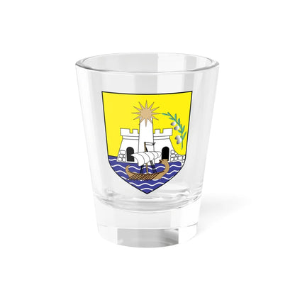 Coat of Arms of Ulcinj (Montenegro) (Coat of Arms) Shot Glass 1.5oz 1.5oz - Go Mug Yourself