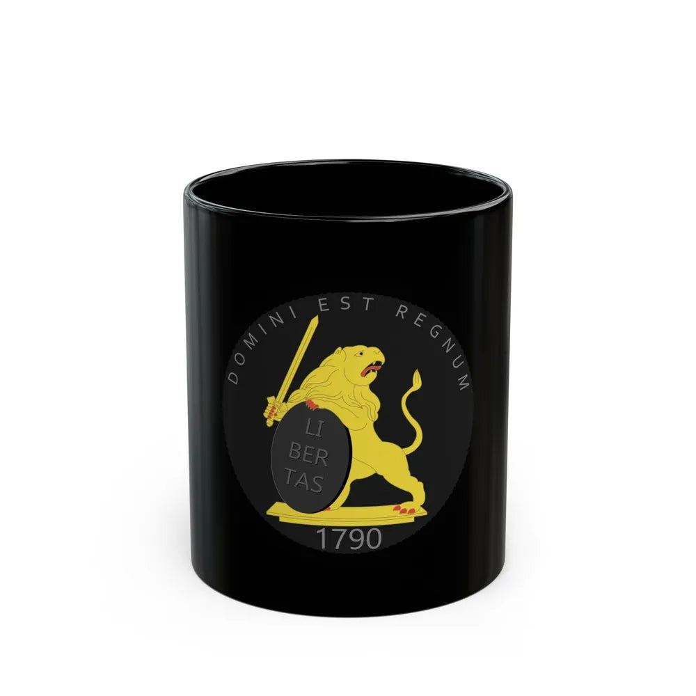 Coat of arms of United Belgian States - Black Coffee Mug-11oz-Go Mug Yourself