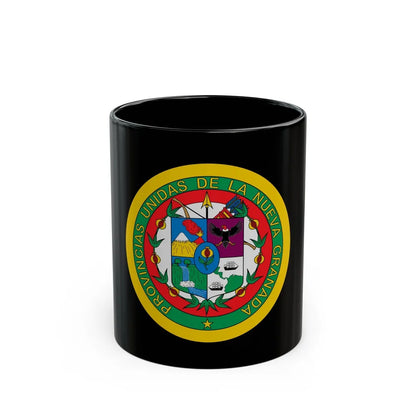 Coat of arms of United Provinces of New Granada 2 - Black Coffee Mug-11oz-Go Mug Yourself