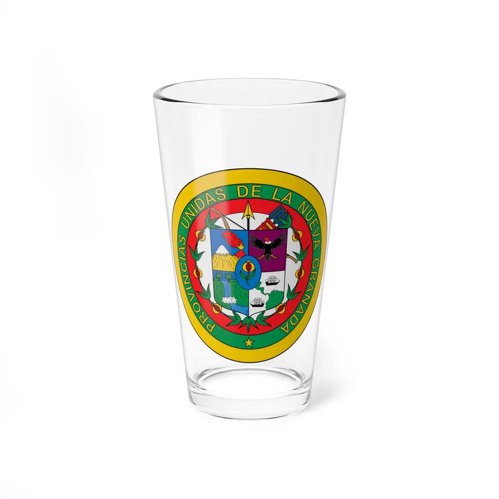 Coat of arms of United Provinces of New Granada 2 - Pint Glass 16oz-16oz-Go Mug Yourself