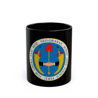 Coat of arms of United Provinces of New Granada - Black Coffee Mug-11oz-Go Mug Yourself