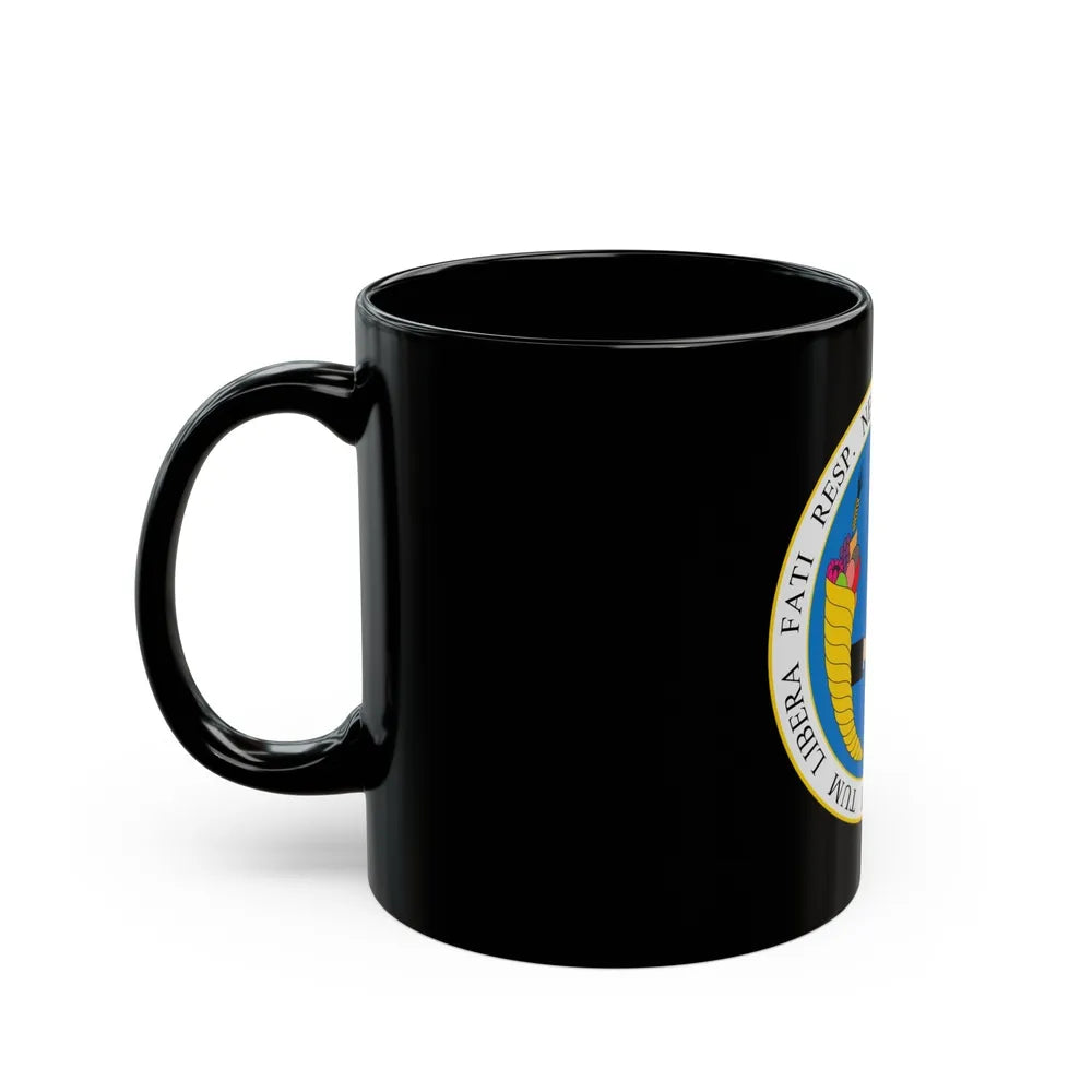 Coat of arms of United Provinces of New Granada - Black Coffee Mug-Go Mug Yourself