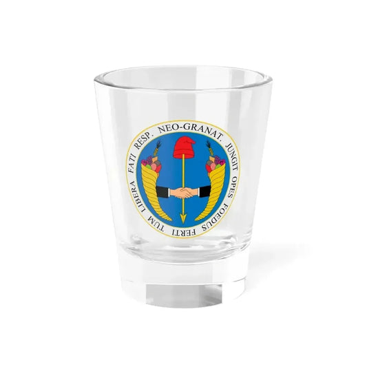 Coat of arms of United Provinces of New Granada - Shot Glass 1.5oz 1.5oz - Go Mug Yourself