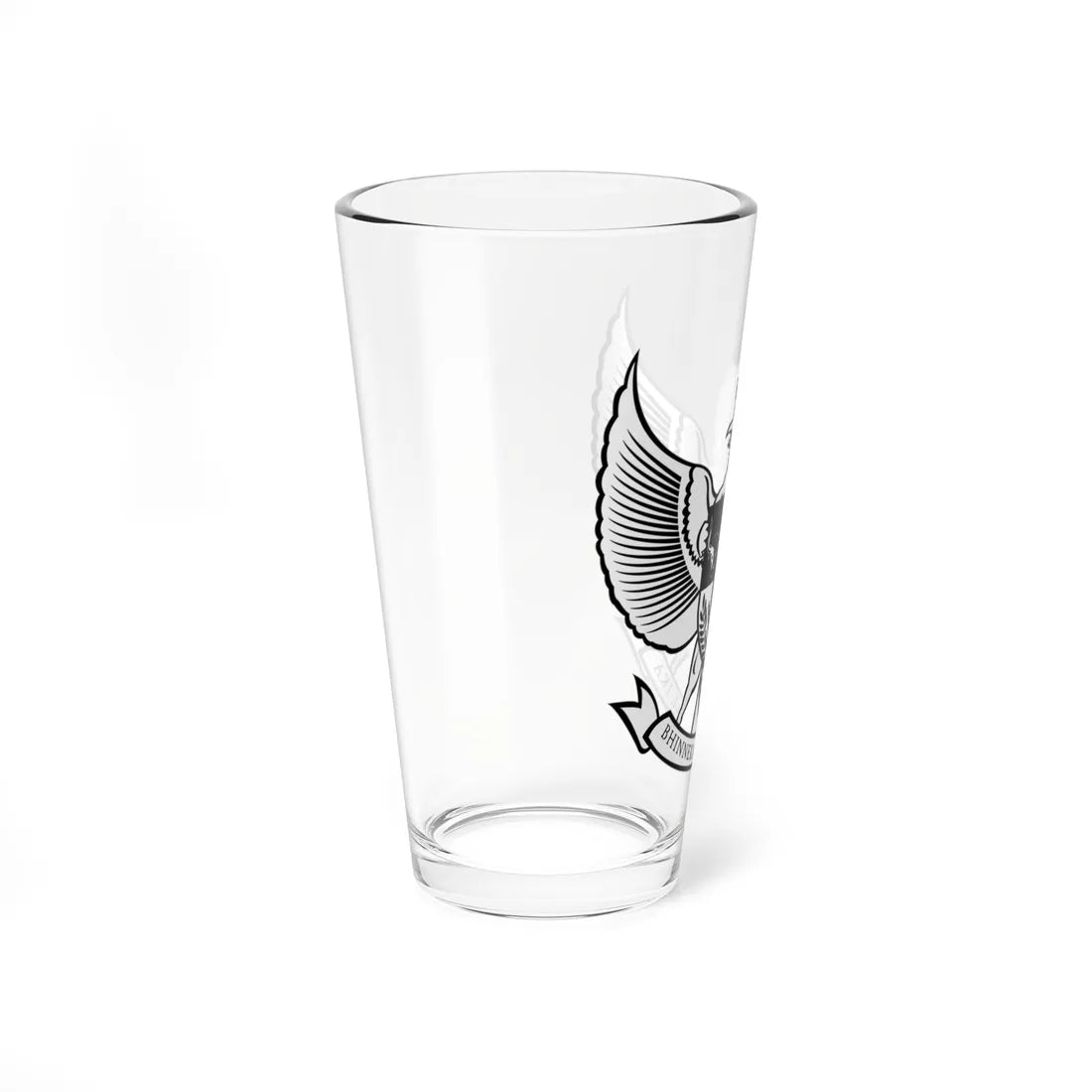 Coat of arms of United States of Indonesia (Indonesia) (Coat of Arms) Pint Glass 16oz - Go Mug Yourself