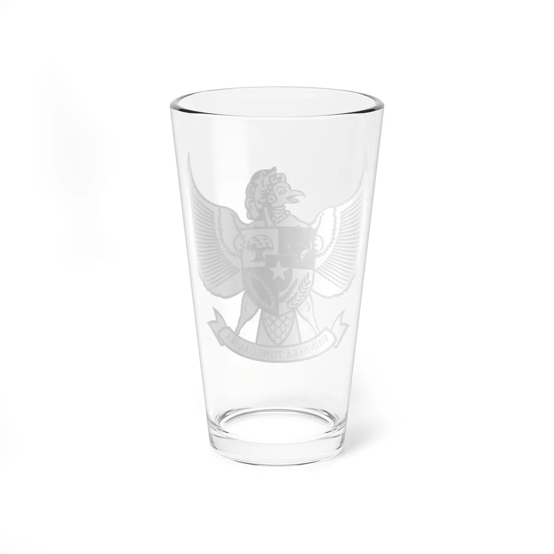 Coat of arms of United States of Indonesia (Indonesia) (Coat of Arms) Pint Glass 16oz - Go Mug Yourself