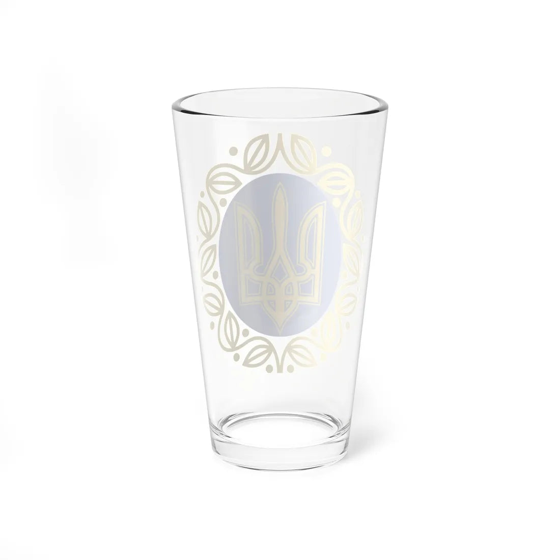 Coat of Arms of UNR (Ukraine) (Coat of Arms) Pint Glass 16oz - Go Mug Yourself