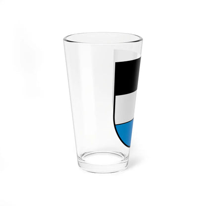 Coat of arms of Unterkulm (Switzerland) (Coat of Arms) Pint Glass 16oz - Go Mug Yourself