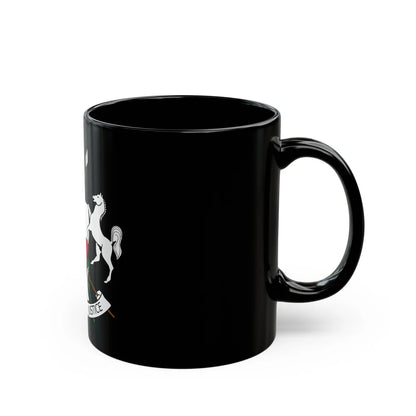 Coat of arms of Upper Volta (1967-1984) - Black Coffee Mug-Go Mug Yourself