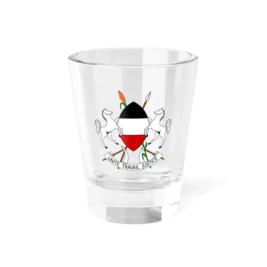 Coat of arms of Upper Volta (1967-1984) - Shot Glass 1.5oz 1.5oz - Go Mug Yourself