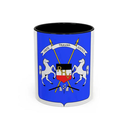 Coat of arms of Upper Volta - Accent Coffee Mug 11oz Black - Go Mug Yourself