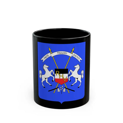 Coat of arms of Upper Volta - Black Coffee Mug-11oz-Go Mug Yourself