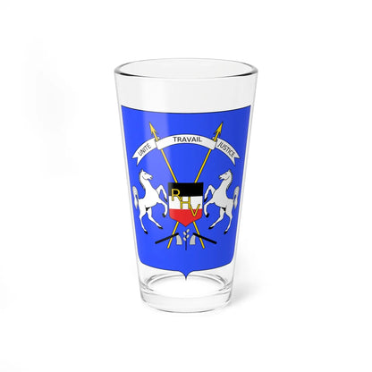 Coat of arms of Upper Volta (Burkina Faso) (Coat of Arms) Pint Glass 16oz 16oz - Go Mug Yourself