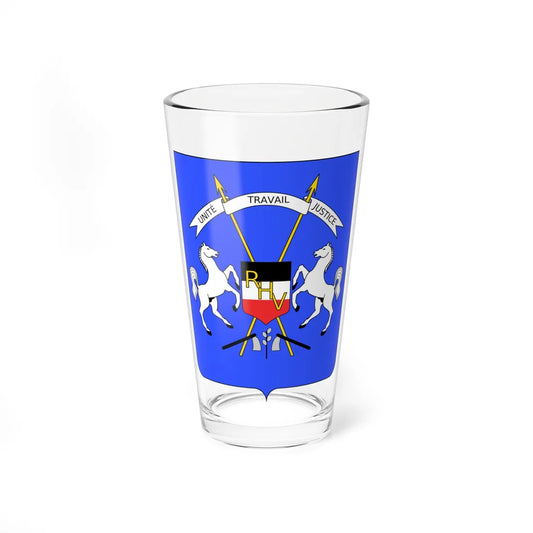 Coat of arms of Upper Volta (Burkina Faso) (Coat of Arms) Pint Glass 16oz 16oz - Go Mug Yourself