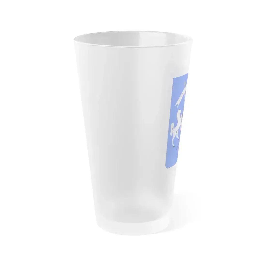 Coat of arms of Upper Volta - Frosted Pint Glass 16oz - Go Mug Yourself