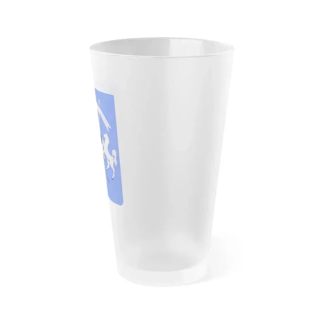 Coat of arms of Upper Volta - Frosted Pint Glass 16oz - Go Mug Yourself