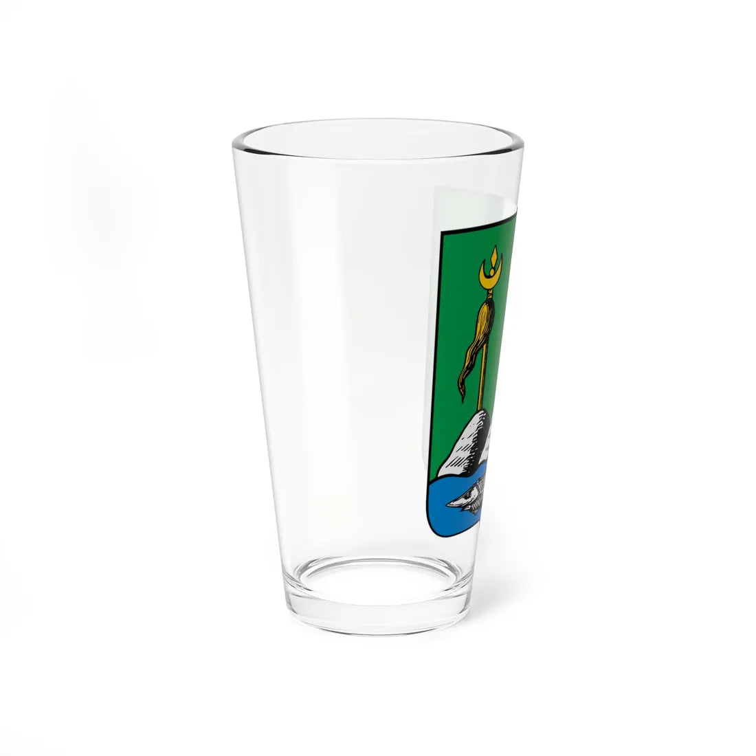 Coat of arms of Uralsk 1878 (Russia) (Coat of Arms) Pint Glass 16oz - Go Mug Yourself