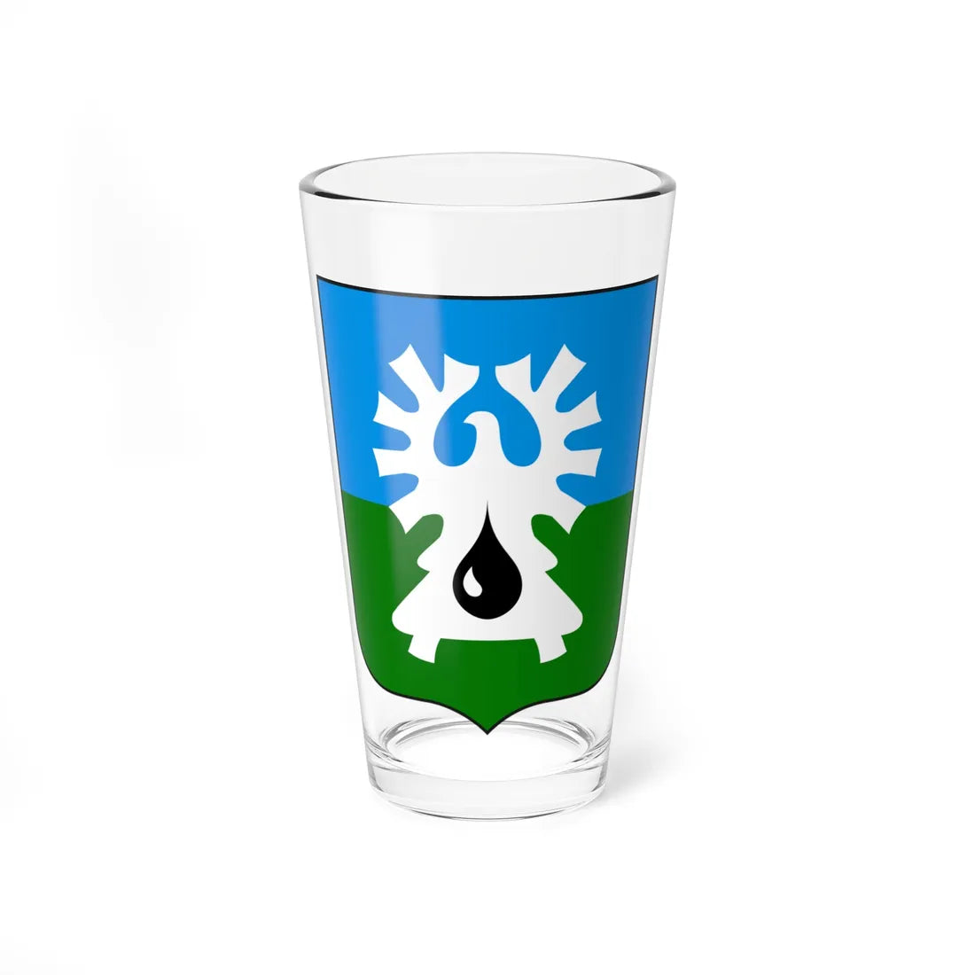 Coat of Arms of Uray (Russia) (Coat of Arms) Pint Glass 16oz 16oz - Go Mug Yourself