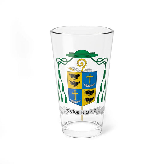 Coat of arms of Urban Federer (Switzerland) (Coat of Arms) Pint Glass 16oz 16oz - Go Mug Yourself