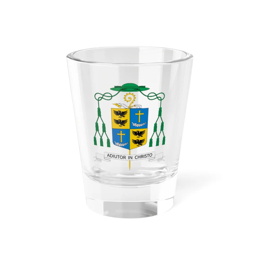 Coat of arms of Urban Federer (Switzerland) (Coat of Arms) Shot Glass 1.5oz 1.5oz - Go Mug Yourself
