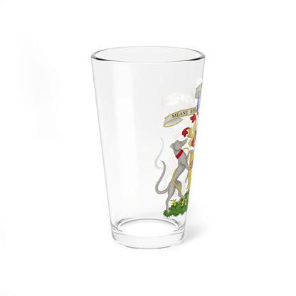 Coat of arms of Urquhart of Urquhart (Scotland) (Coat of Arms) Pint Glass 16oz - Go Mug Yourself