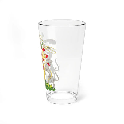 Coat of arms of Urquhart of Urquhart (Scotland) (Coat of Arms) Pint Glass 16oz - Go Mug Yourself