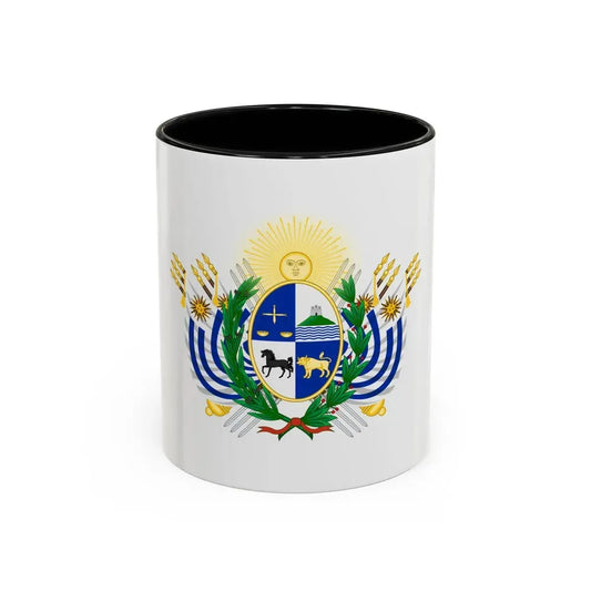 Coat of arms of Uruguay (1829-1908) - Accent Coffee Mug 11oz Black - Go Mug Yourself