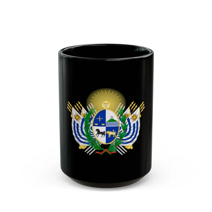 Coat of arms of Uruguay (1829-1908) - Black Coffee Mug-15oz-Go Mug Yourself