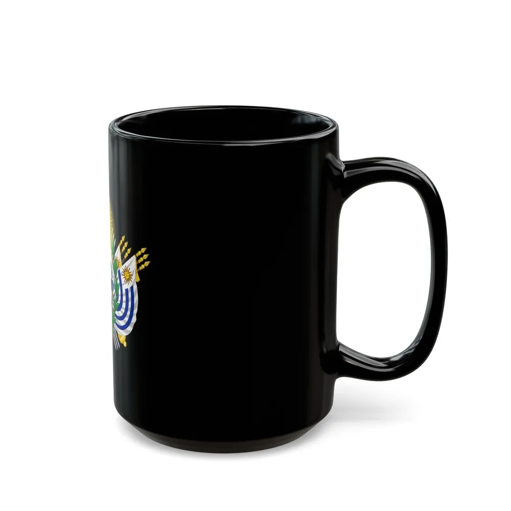 Coat of arms of Uruguay (1829-1908) - Black Coffee Mug-Go Mug Yourself