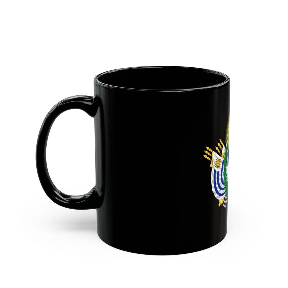 Coat of arms of Uruguay (1829-1908) - Black Coffee Mug-Go Mug Yourself