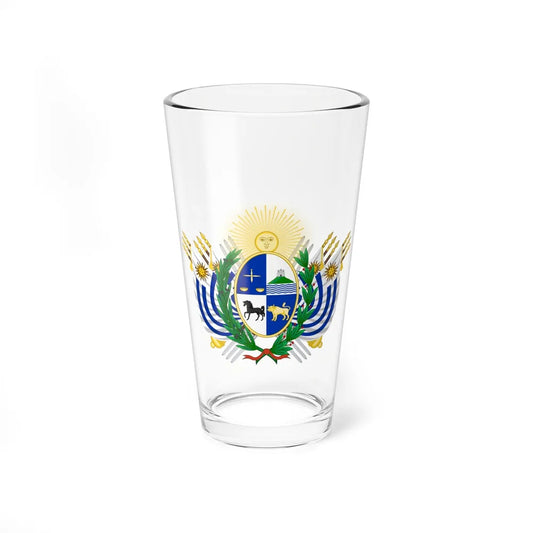 Coat of arms of Uruguay (1829-1908) - Pint Glass 16oz-16oz-Go Mug Yourself