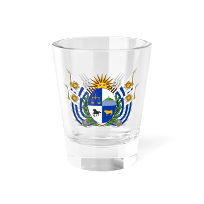 Coat of arms of Uruguay 1829-1908 (Uruguay) (Coat of Arms) Shot Glass 1.5oz 1.5oz - Go Mug Yourself