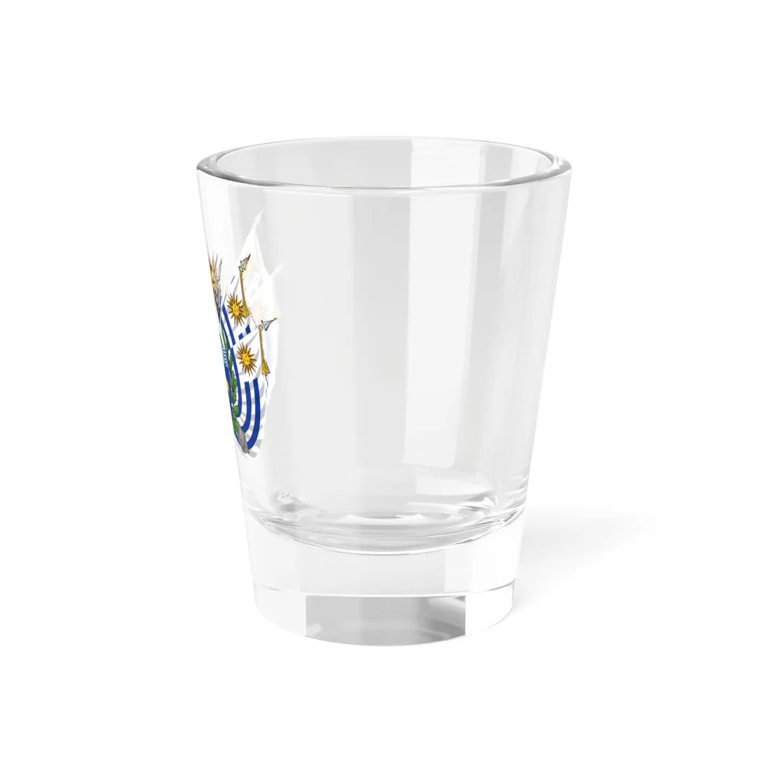Coat of arms of Uruguay 1829-1908 (Uruguay) (Coat of Arms) Shot Glass 1.5oz - Go Mug Yourself