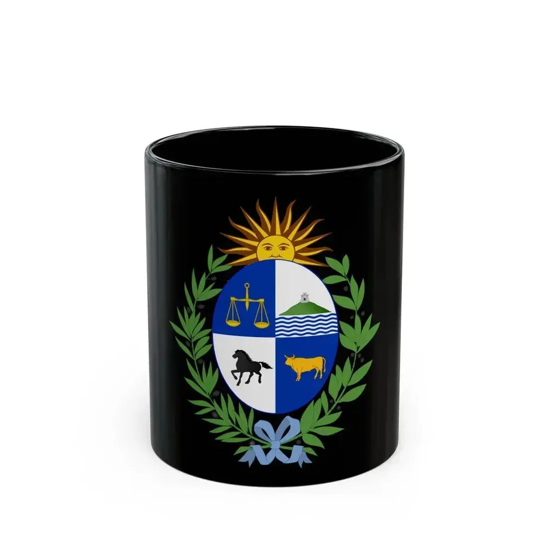 Coat of arms of Uruguay - Black Coffee Mug 11oz - Go Mug Yourself