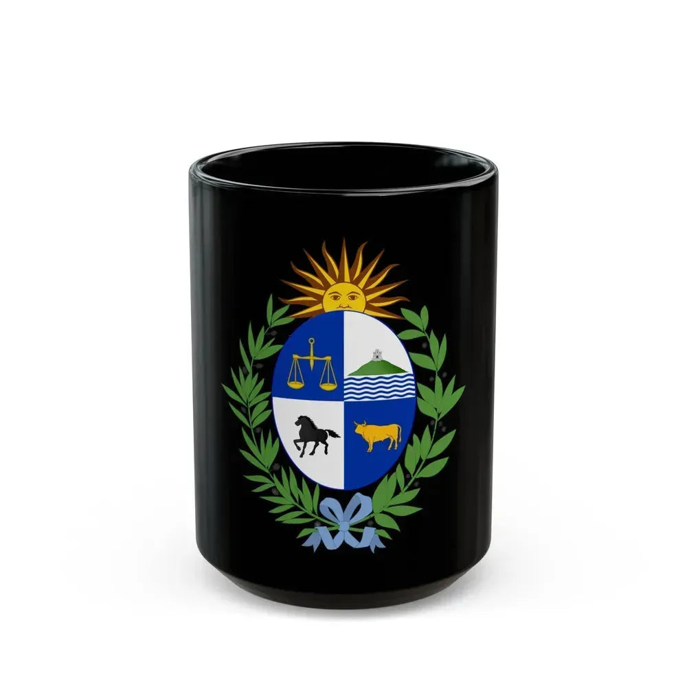 Coat of arms of Uruguay - Black Coffee Mug 15oz - Go Mug Yourself
