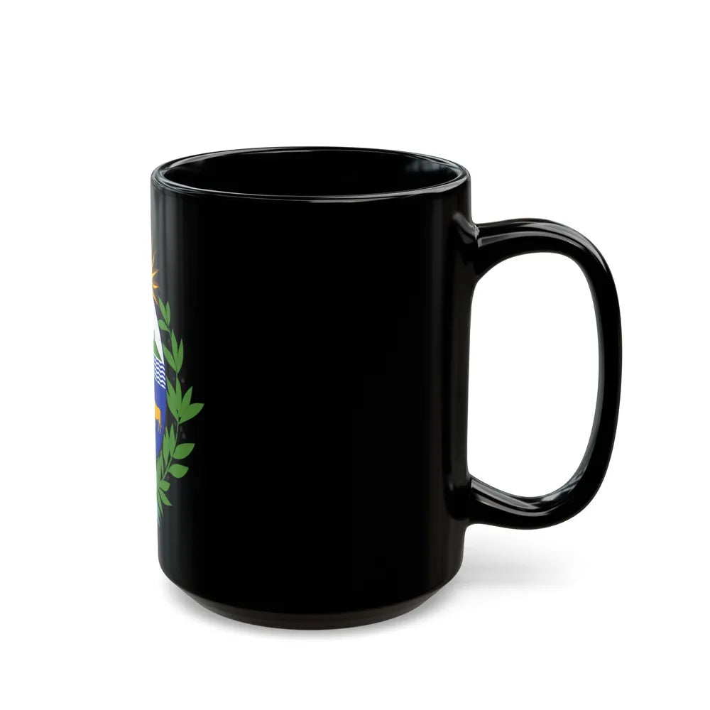 Coat of arms of Uruguay - Black Coffee Mug-Go Mug Yourself