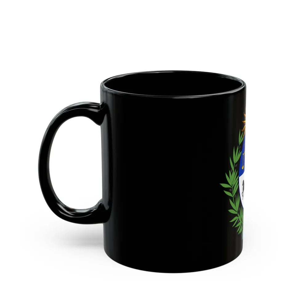 Coat of arms of Uruguay - Black Coffee Mug-Go Mug Yourself