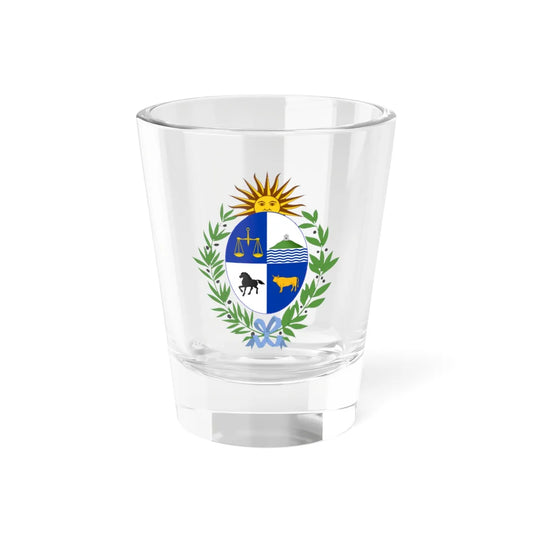Coat of arms of Uruguay (Uruguay) (Coat of Arms) Shot Glass 1.5oz 1.5oz - Go Mug Yourself