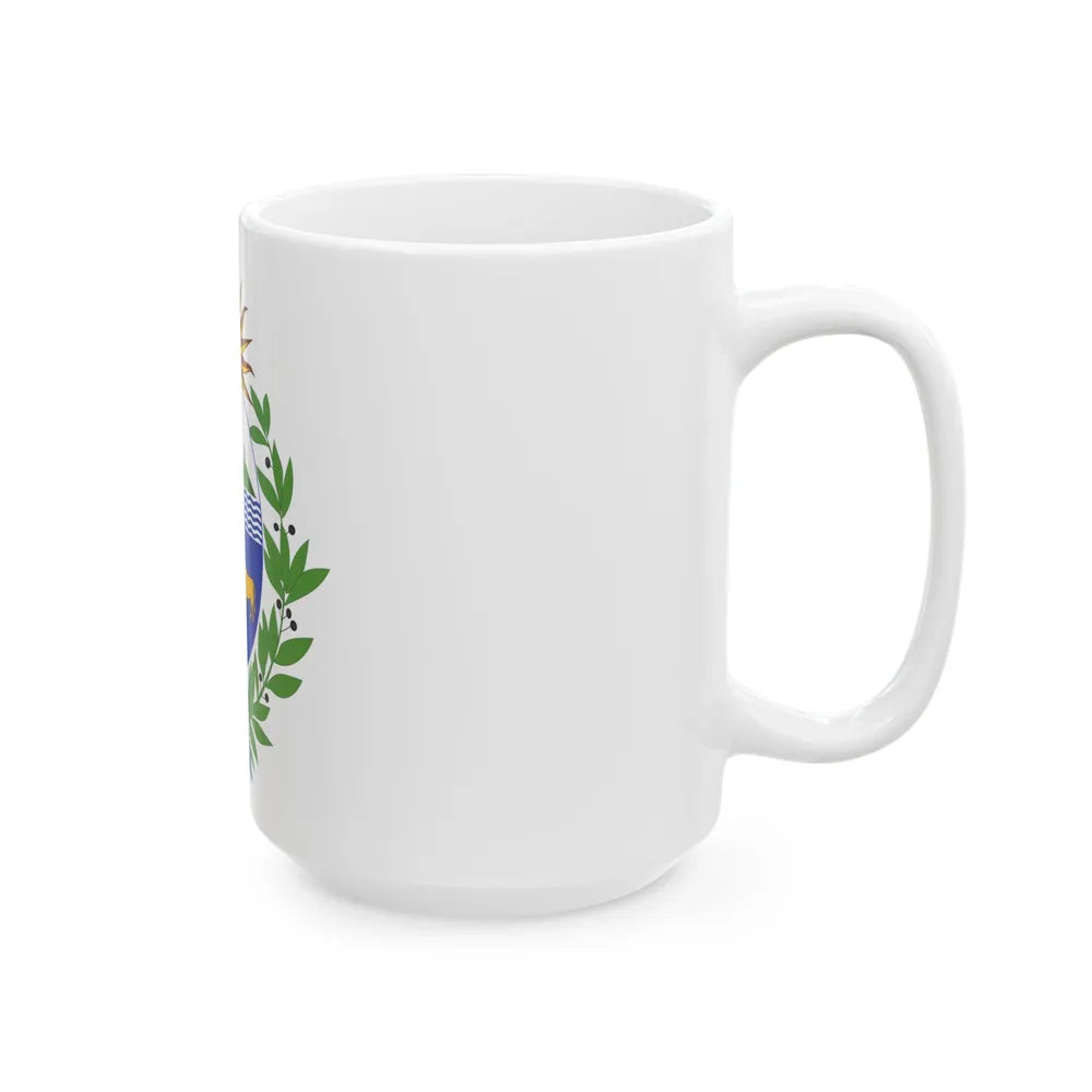 Coat of arms of Uruguay - White Coffee Mug-Go Mug Yourself