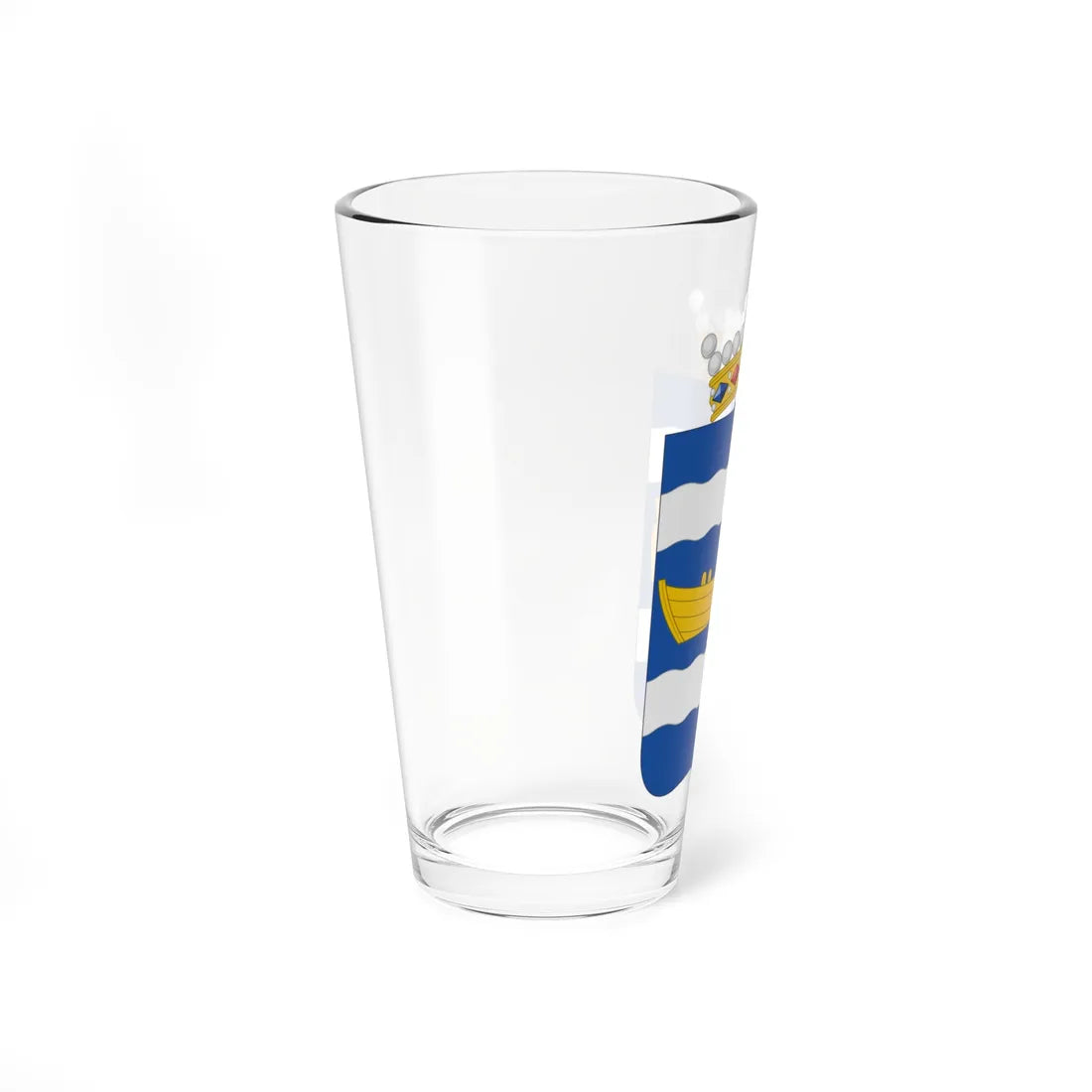 Coat of Arms of Uusimaa Province (Finland) (Coat of Arms) Pint Glass 16oz - Go Mug Yourself