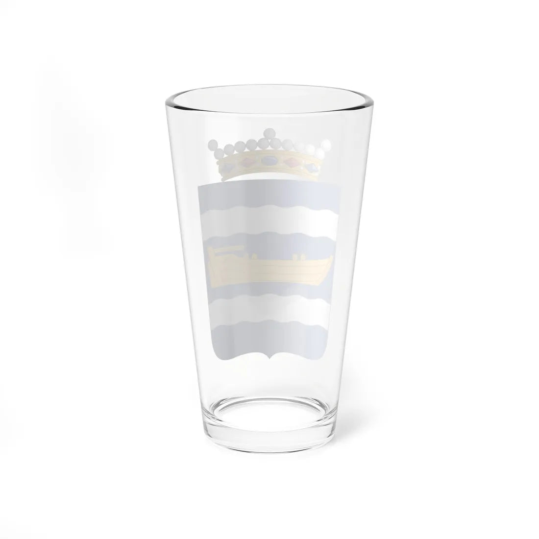 Coat of Arms of Uusimaa Province (Finland) (Coat of Arms) Pint Glass 16oz - Go Mug Yourself