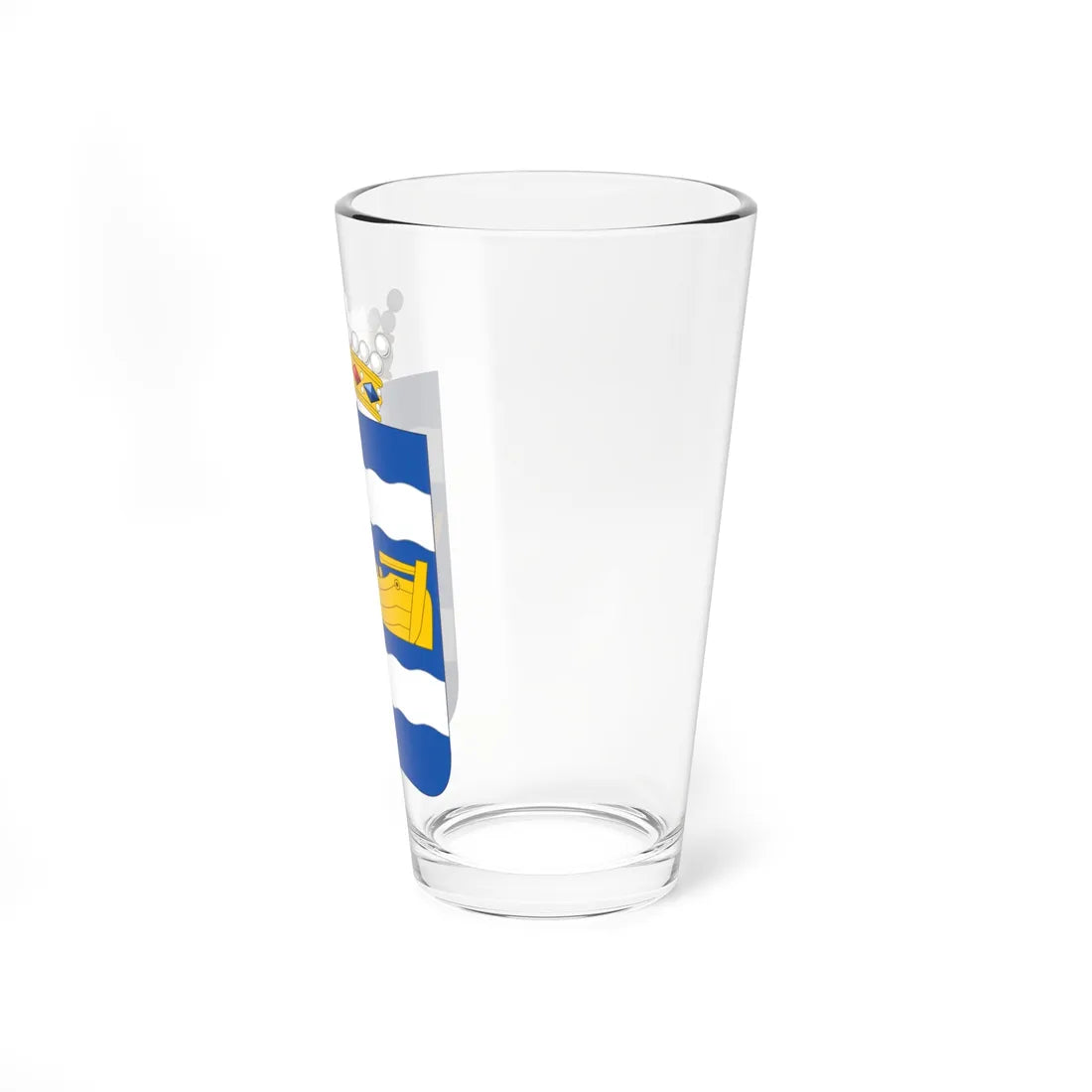Coat of Arms of Uusimaa Province (Finland) (Coat of Arms) Pint Glass 16oz - Go Mug Yourself