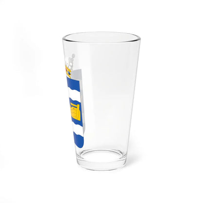 Coat of Arms of Uusimaa Province (Finland) (Coat of Arms) Pint Glass 16oz - Go Mug Yourself