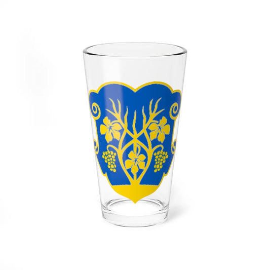 Coat of arms of Uzhhorod (Ukraine) (Coat of Arms) Pint Glass 16oz 16oz - Go Mug Yourself