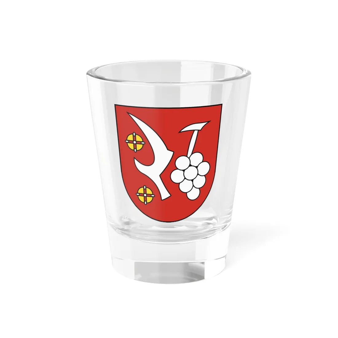 Coat of Arms of Vajnory (Slovakia) (Coat of Arms) Shot Glass 1.5oz 1.5oz - Go Mug Yourself