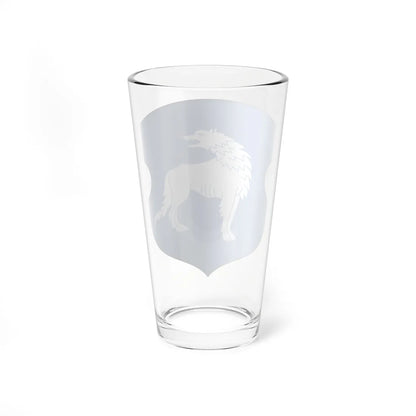 Coat of Arms of Vaŭkavysk Belarus (Belarus) (Coat of Arms) Pint Glass 16oz - Go Mug Yourself