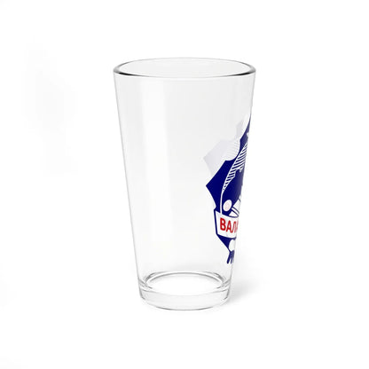 Coat of arms of Valandovo Municipality (North Macedonia) (Coat of Arms) Pint Glass 16oz - Go Mug Yourself