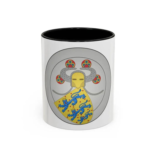 Coat of arms of Valdemar IV of Denmark - Accent Coffee Mug 11oz Black - Go Mug Yourself