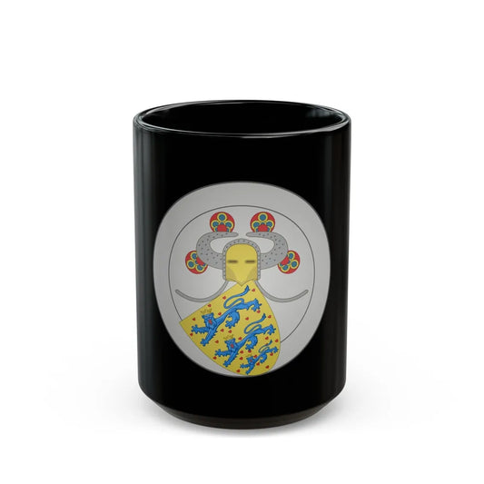 Coat of arms of Valdemar IV of Denmark - Black Coffee Mug-15oz-Go Mug Yourself