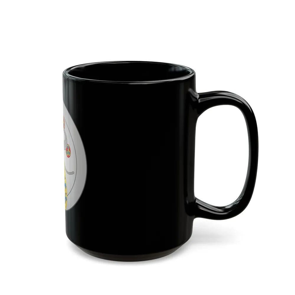 Coat of arms of Valdemar IV of Denmark - Black Coffee Mug-Go Mug Yourself