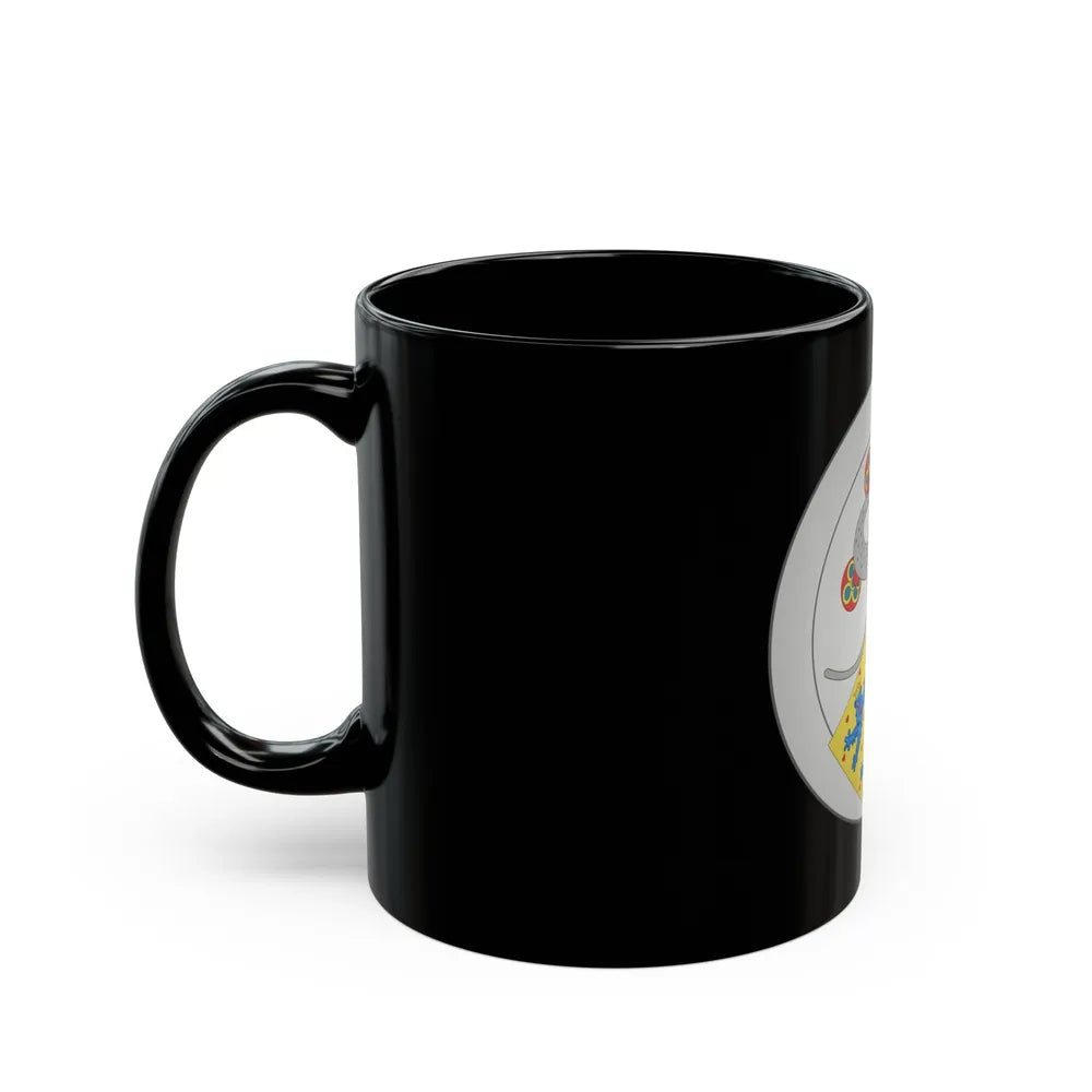 Coat of arms of Valdemar IV of Denmark - Black Coffee Mug-Go Mug Yourself